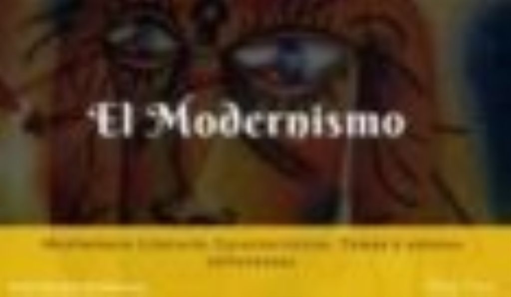 El Modernismo