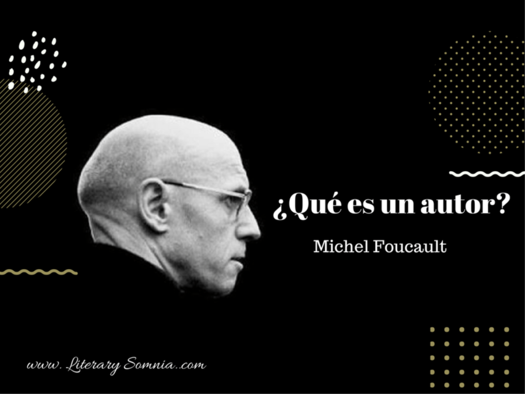 ¿Qué es un autor? Foucault